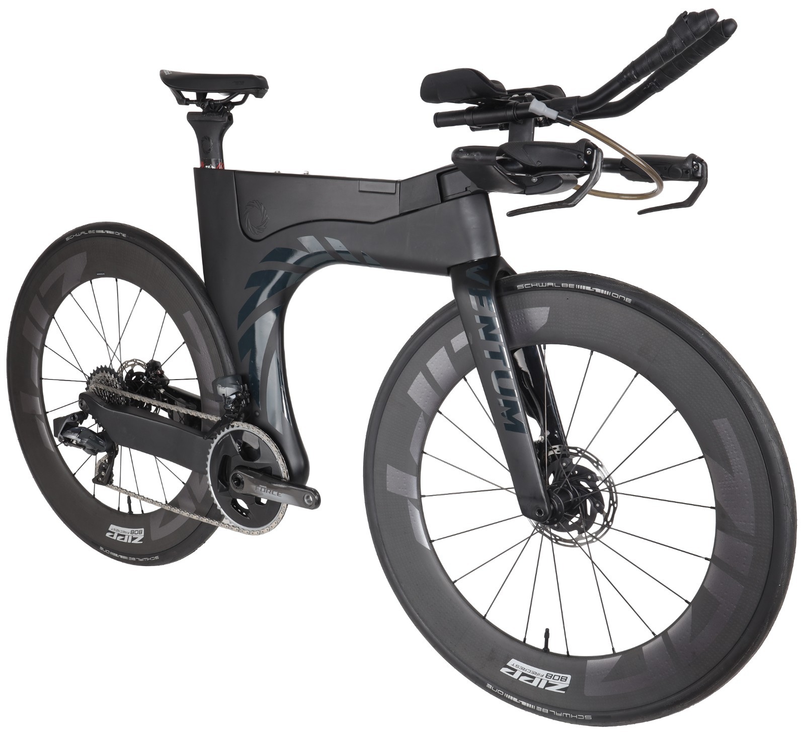 Ventum One Disc Carbon 2x12s TT/Triathlon Bike 51cm Black Zipp 808 SRAM AXS 2022