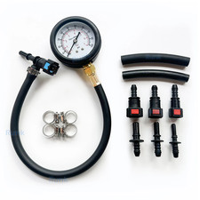Fuel Pressure Test Kit 0-100 PSI Fuel Injection Pump Pressure Gauge