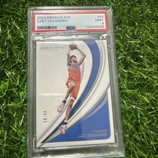 2023 Panini Immaculate Collection Basketball- Chet Holmgren #43 OKC Thunder /99