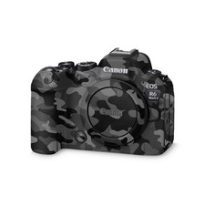 Camera Skin Compatible with Canon EOS R6 Mark II Camera (2022) - Black Camo -...