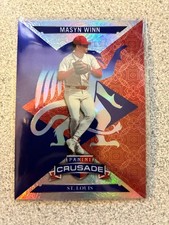 2025 Masyn Winn Panini Crusade Blue /Siver/Red Prizm Mojo Cardinals