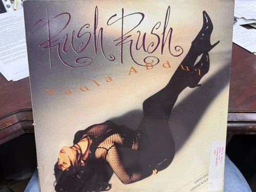 Paula Abdul Rush Rush UK 12" Picture Disc 1991 VIRGIN VUSTY38 GATEFOLD IMPORT