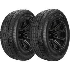 (QTY 2) 275/60R20 Lexani Terrain Beast AT 119H XL Black Wall Tires