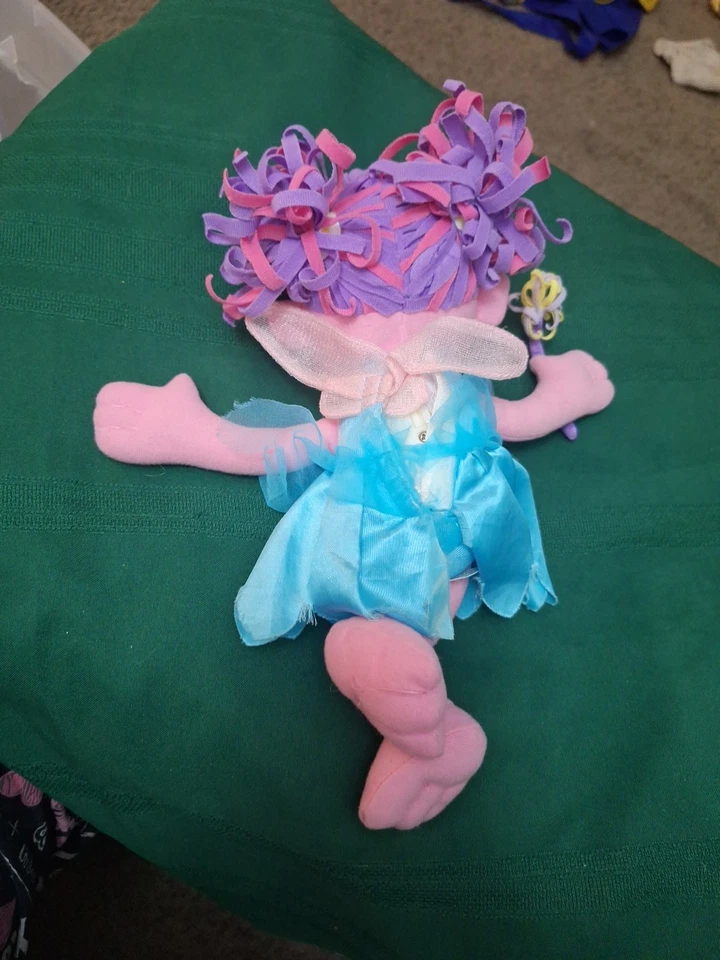 Muñeca de peluche Sesame Street Abby Cadabby Talking Fairy Mattel 2008 12" funciona O Foto 2 de 2