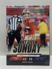 Brock Purdy - 2024 Presige “Any Given Sunday” #AGS-BPY - SF 49ers Football Card