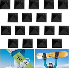 Snowboard Stomp Pad Anti-Slip Pad Black-S 18 Count