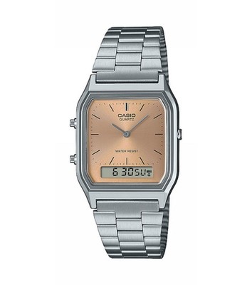 CASIO Armbanduhr AQ-230A-4AMQYES Analog Digital Casio Collection Vintage Retro