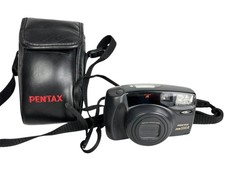 Pentax Zoom 105-R 38-105mm Film Camera with Case Untested Sold AS IS