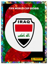 2026 PANINI FIFA World Cup STICKER RARE GOLD CRUMPLE IRAQ COMPLETE YOUR SET