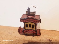 NICE VINTAGE 1920'S FONTAINE FOX TIN PENNY TOY TOONERVILLE TROLLEY