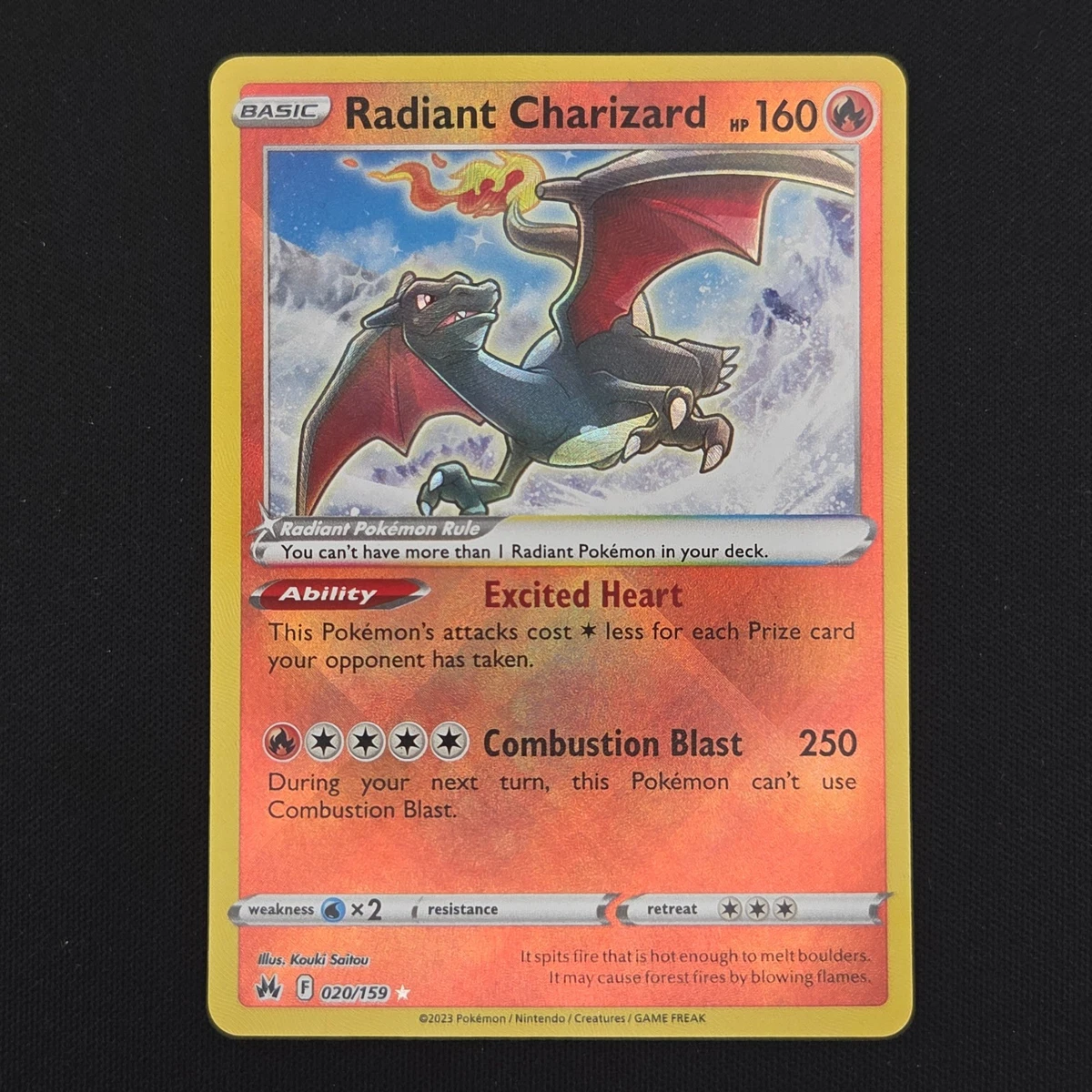 Preços baixos em Cartões TCG de Pokémon Radiant Charizard | eBay