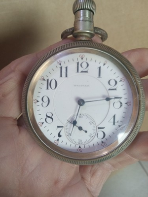 #ad Waltham Vanguard 18s 23 Jewel Adjusted Railroad Pocket Watch $469.00
