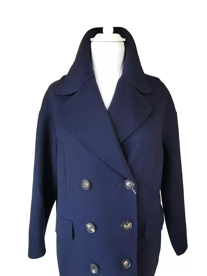 ✨MAX MARA  Cappotto doppiopetto in Lana Vergine  It46,  De42,  Fr44, Gb14, Us12 - Imagen 4 de 4