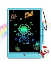 Bravokids Toys for 3 Year Old Girls Boys LCD Writing Tablet 10 Inch Doodle Blue