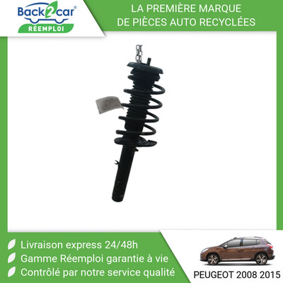 Amortisseur Avant Gauche PEUGEOT 2008 Phase 1 - D’occasion En Bon état - Référence 9810909280