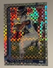 Kalel Mullings RC #309 2025 Topps Chrome Football X-Fractor NM Titans RB