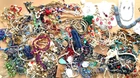 C 17 Lbs+ HUGE Vtg Costume to Fashion Jewelry lot Necklace Bead Chain UNSORTED