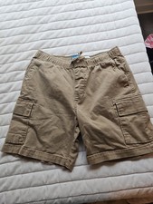Mens Old NAVY MEDIUM Jogger Byilt In Flex Shorts Khaki