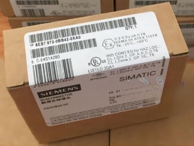 6ES7972-0BB42-0XA0 NEW SIEMENS BUSCONNECTOR PROFIBUS DP 6ES7 972-0BB42-0XA0