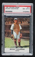 1961 Golden Press Hall of Fame Mickey Cochrane #12 PSA 8 HOF n8a