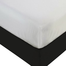 BLISSFORD Plastic Mattress Protector - Heavy Duty, Twin Size Fitted Vinyl - P...
