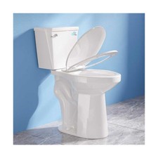 Simple Project 21 Inch High Toilet Elongated With Comfort Chair Seat, 1.28 Gp...