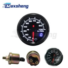 2 52mm Digitalpointer 7 Color Led Oil Pressure Gauge 0-100psi W Sensor 2 52mm Digitalpointer 7 Color Led Oil Pressure Gauge 0-100psi W Sensor