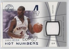 2003 Flair Final Edition Hot Numbers Jerseys Blue /250 Chris Bosh #HN-CB HOF vw0