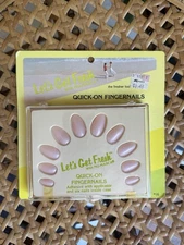Vintage 1977 Let’s Get Fresh with Nu Masca Quick On Fingernails Full Set Rare!