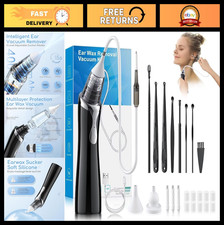 Ear Wax Removal Vacuum Tool, 8 Ear Picks, Strong Suction Kit for Adults  Kids