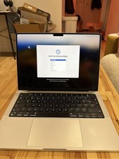 Apple MacBook Pro 14" (512GB SSD, M1 Pro, 16GB) Laptop - Silver - MKGR3B/A