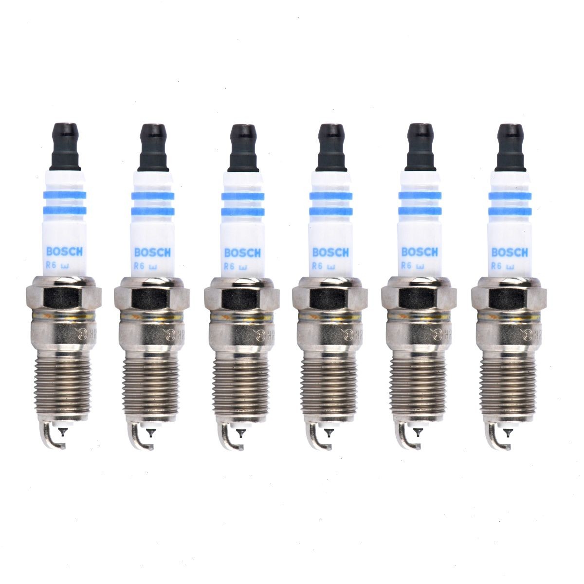 6 pc Bosch Double Iridium Spark Plugs for 2002-2006 Chevrolet Malibu 3.1L hj