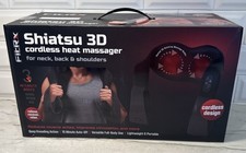 FitRx Shiatsu 3D Cordless Massager with Heat, Neck/Shoulders/Back, 8937