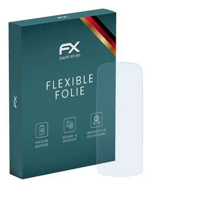atFoliX 3x Folie für Leicke Smartwatch Pulsuhr Schutzfolie klar&flexibel