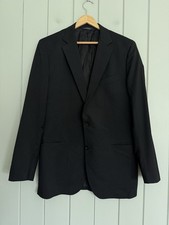 Men's Brooks Brothers Blazer 42L Madison 1818 Estrato Trabaldo Togna 1840 Black