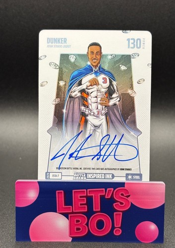 2026 Bo Jackson Battle Arena DUNKER `John Starks` Blizzard Steel Auto #JSTA-7🔥