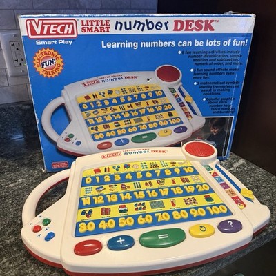 Vintage V Tech Little Smart Numbers Desk Tested Working READ**