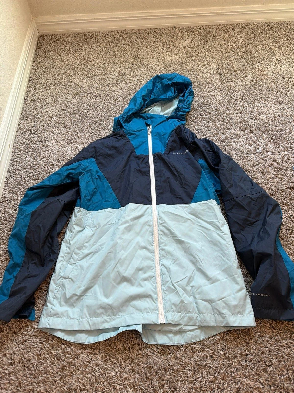 Columbia Boys Waterproof Jacket XL Outdoor Windbreaker