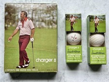 Vintage ARNOLD PALMER CHARGER II Six 90 Compression Golf Balls Sleeve Decor