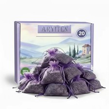 20 Pack Lavender Sachet Bags, 100 Natural French Dried Lavender Sachets for ...