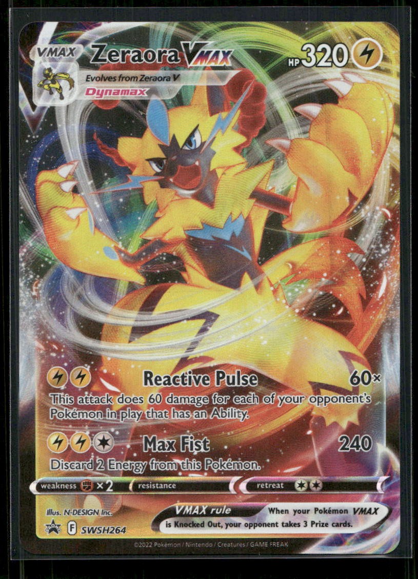 Zeraora VMAX SWSH264 Holo Sword & Shield Promo NM/M Pokemon