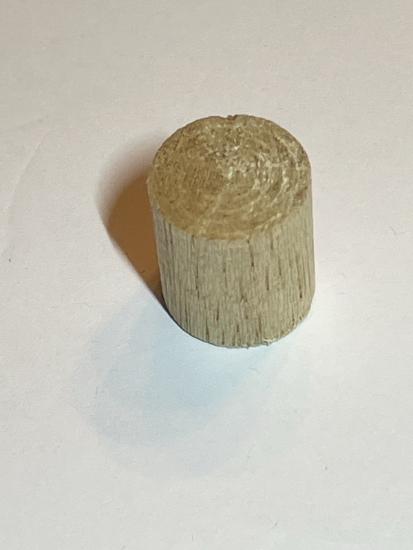 Centuri Flying Model Rocket Wooden Balsa Nose Block 1” Estes Rocketry