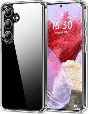 HOOMIL Crystal Clear Hülle für Samsung Galaxy S24, Nie Vergilbung Transparent - 