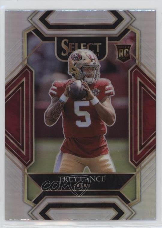 2021 Panini Select Club Level Silver Prizm Trey Lance #245 0xe0