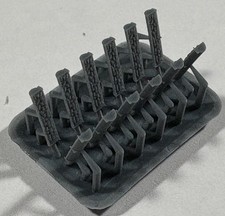 1/350 US Navy Floater Net Baskets X 12 3D Printed