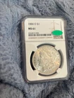 $1 1884 O Morgan Dollar NGC MS 61 CAC Approved
