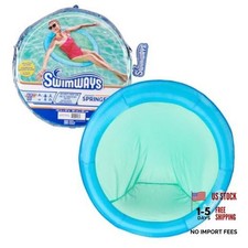 Spring Float Premium Papasan Pool Lounger with Papasan Blue New Version