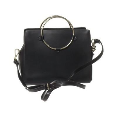 Zara Basic Collection, Handtasche, Damen, Polyester, Schwarz, Einfarbig, 22 #ZWn