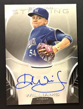 2013 Bowman Sterling Baseball DEVIN WILLIAMS On Card Autograph Card #BSAP-DW