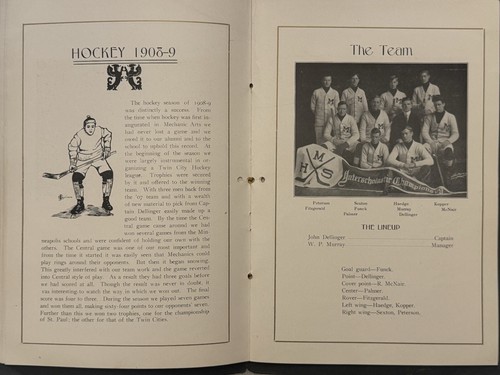 1909 Mechanic Arts High School Jahrbuch St. Paul MN Sportmannschaften Baseball Werbung - Bild 11 von 21